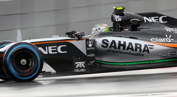 Checo Pérez y Force India, por un sólido resultado en el GP de EU