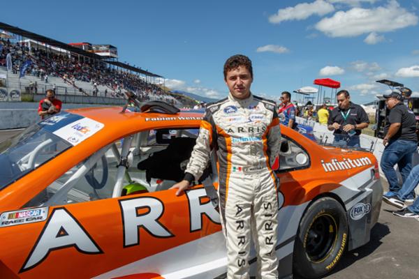Fabi&aacute;n Welter, por un top-5 a la carrera NASCAR Corre por Chiapas