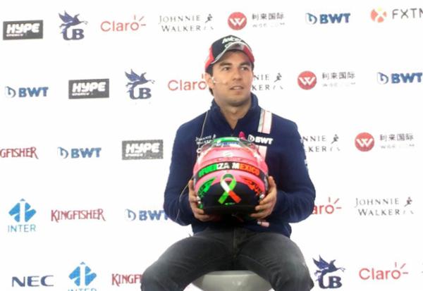 Checo Pérez lidera De la Pista a la Cancha 2017 y con deseos de hacer un gran GP de México
