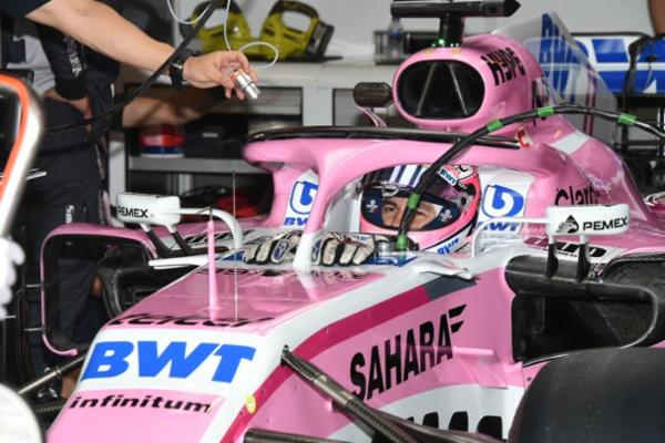 Checo P&eacute;rez se queda a la zaga del GP h&uacute;ngaro
