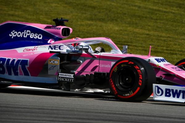 Corre Sergio P&eacute;rez en el circuito urbano semipermanente Gilles Villeneuve