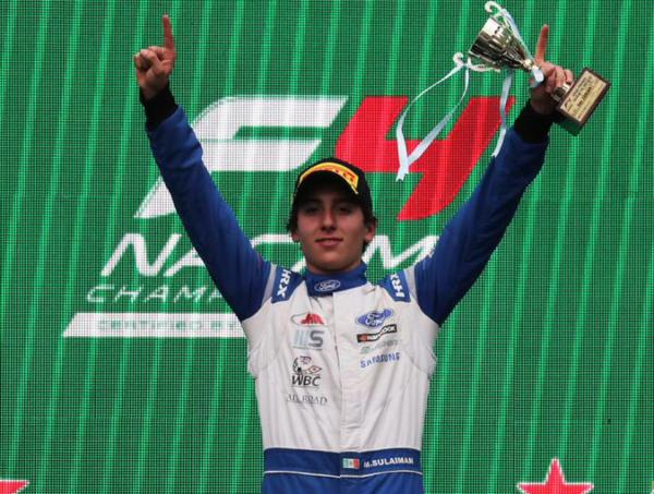 Manuel Sulaimán es campeón de la FIA F4 NACAM