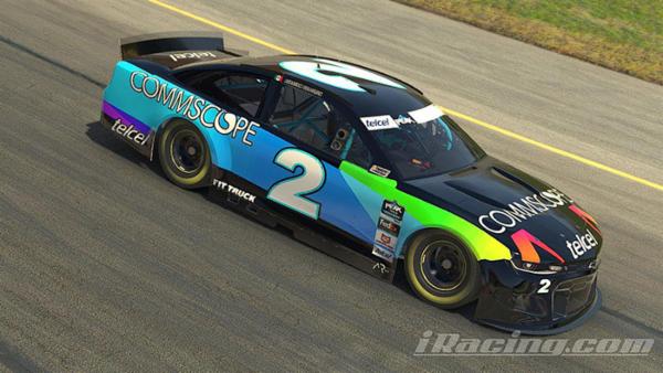 Cerca del podio Abraham Calderón en Watkins Glen y sigue de líder en NASCAR iRacing