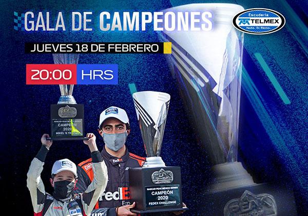 Sigue en Infinitum la Gala de Campeones de NASCAR México