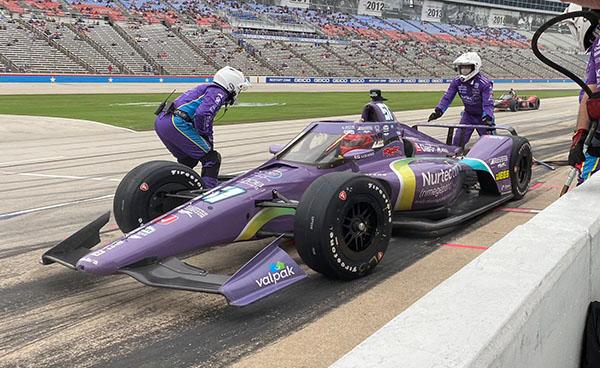 Duro aprendizaje para Pietro Fittipaldi en el óvalo de Texas