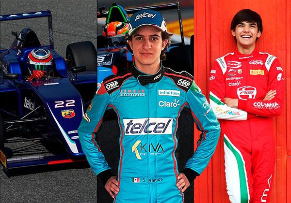 Corren Santiago Ramos, Sebastián Montoya y Vittorio Catino F4 en Paul Ricard