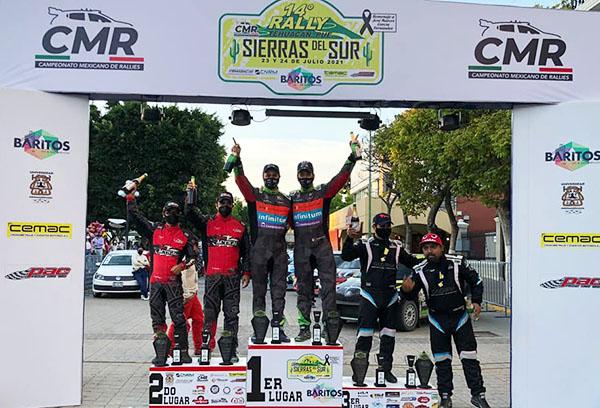 Gana Benito Guerra el Rally Sierras del Sur en Tehuacán