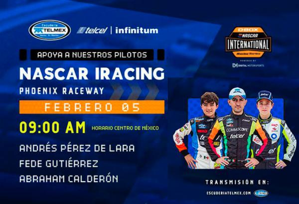 Sigue en Infinitum final de eNASCAR iRacing en el Phoenix Raceway