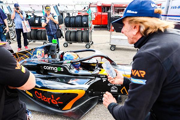 Duro rival resultó la pista de Hockenheim para Emmo Fittipaldi Jr.
