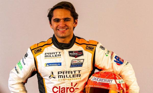 Pietro Fittipaldi enfrenta la pista de Road América dentro de la serie IMSA