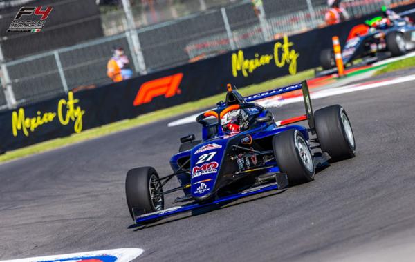 Helio Meza gana la carrera uno en el cierre de temporada de F4 NACAM en el marco del GP de México