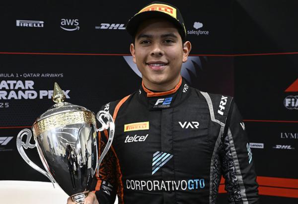 Podio para Villagómez y cuarto lugar para Montoya en el sprint de la F2 en Lusail