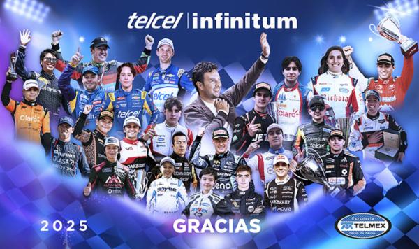 Escuder&iacute;a Telmex Telcel conquista en 2025 104 podios, 38 triunfos, 19 poles position, 3 campeonatos y 2 subcampeonatos