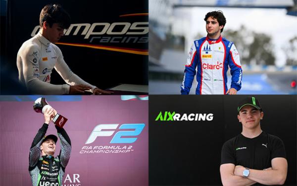 J&oacute;venes talentos latinoamericanos conforman alineaci&oacute;n de Escuder&iacute;a Telmex Telcel en FIA F2