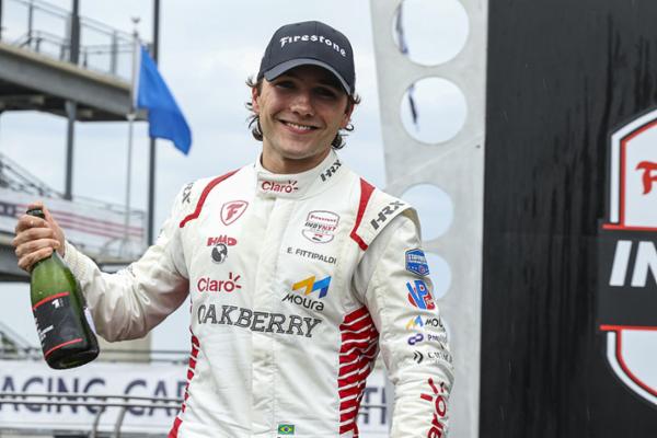 Contin&uacute;a la leyenda de la familia Fittipaldi en Indian&aacute;polis; doble podio para Enzo en Indy NXT