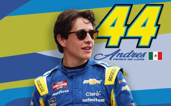P&eacute;rez de Lara llega a Charlotte por el desquite en la camioneta #44 Telcel-Claro-Infinitum