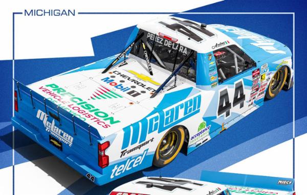 Andr&eacute;s P&eacute;rez de Lara viaja a Michigan para correr la fecha 12 de NASCAR Truck