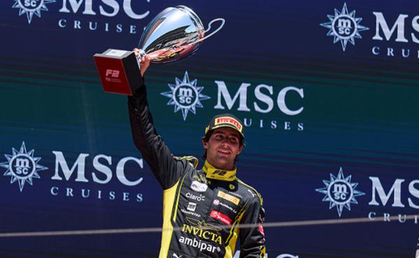 Rafael C&aacute;mara domina de punta a punta en Barcelona y logra su primera victoria en F2