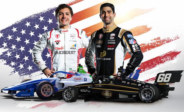 Enzo Fittipaldi y Juan Manuel Correa se ven las caras con la tradicional pista de Road America