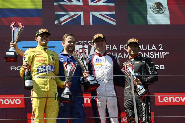 Montoya y Villag&oacute;mez hacen el 2-3 para Escuder&iacute;a Telmex Telcel en el sprint de F2 en Austria