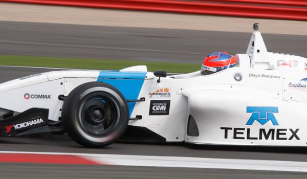 Diego Menchaca es tercero en las pr&aacute;cticas libres en el Silverstone GP