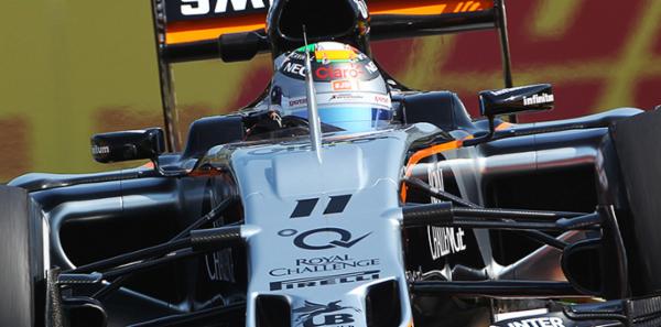 Checo, ileso tras su accidente en Hungr&iacute;a pero no participa en la 2&ordf; pr&aacute;ctica libre