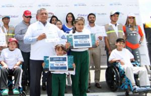 Entregará Fundación TELMEX apoyos sociales en San Luis Potosí, en el marco del Serial Nascar