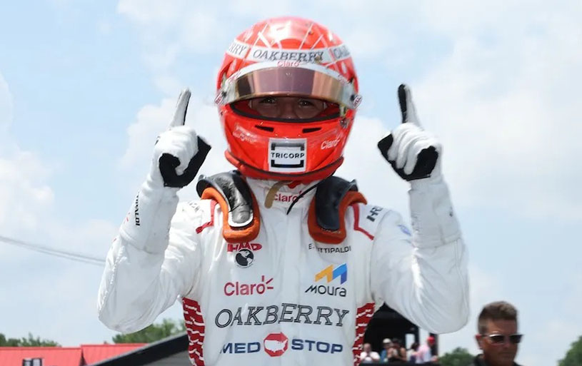 Enzo Fittipaldi completa el doblete en Mid-Ohio y es líder de Indy NXT