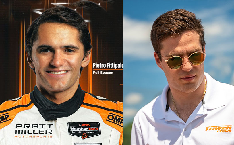 Sebastián Álvarez y Pietro Fittipaldi atacan el circuito de Bowmanville en la serie IMSA