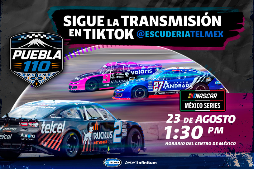 NASCAR México en vivo a través de TikTok