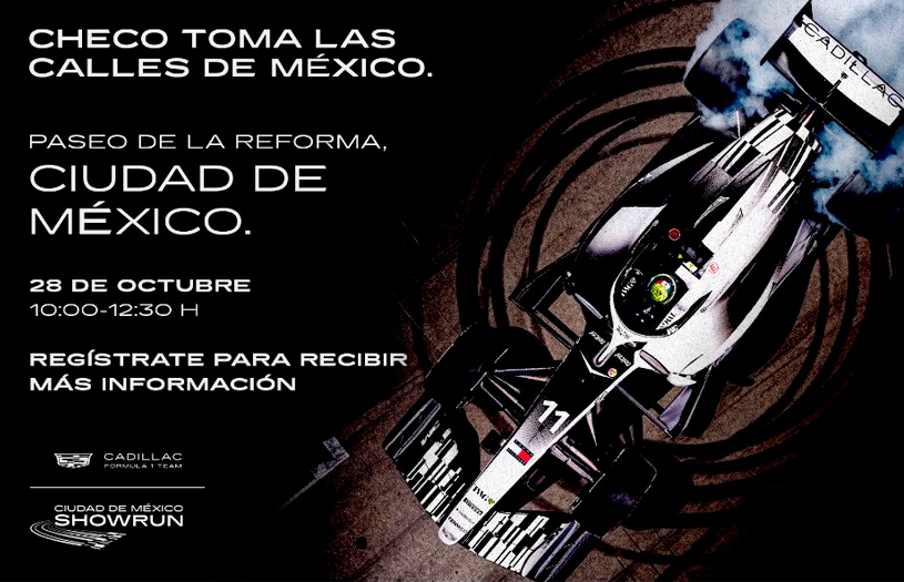 Sergio Perez tomara las calles de Mexico