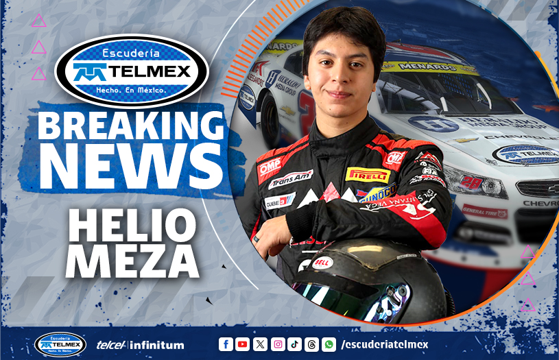 Helio Meza debutará en ARCA Menards Series